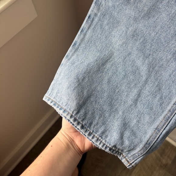 Altar'd State Light Wash Ultra Wide Leg High Rise Denim Jeans Size 24 - Picture 2 of 4
